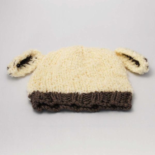 コスチューム 写真撮影 記念写真 赤ちゃん ベビー用帽子 ニット ベージュ 耳付き ふわふわ 新生児 ニューボーンフォト フォト