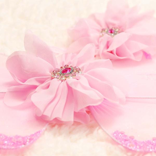 コスチューム 写真撮影 記念写真 赤ちゃん 羽 蝶 ヘアバンド 花 セット ピンク 新生児 ニューボーンフォト フォト