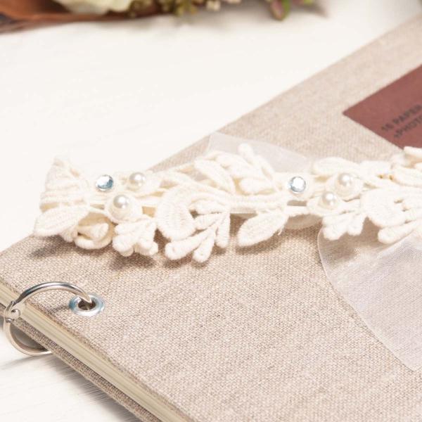 おしゃれなベビー用ヘアバンド 赤ちゃん レース 花 アンティーク風 白 ホワイト コスチューム 衣装 誕生日 記念日