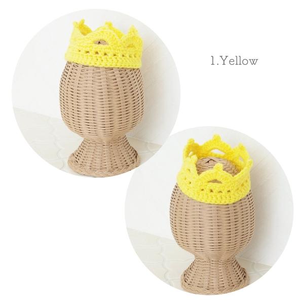 ベビー用ハンドメイドニットクラウン