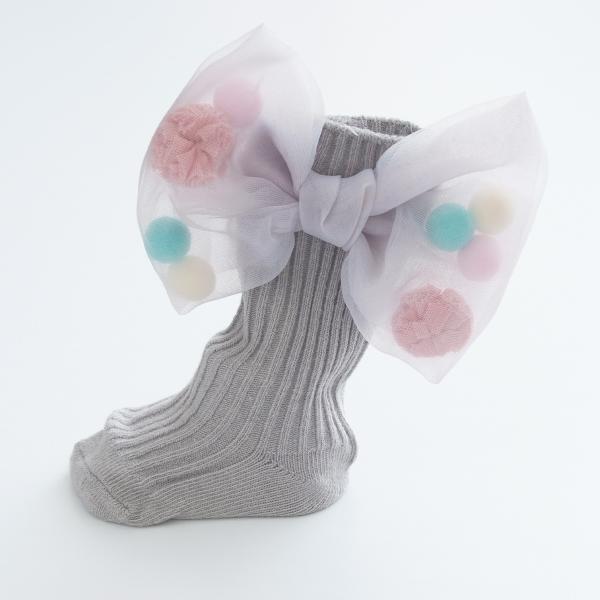 ヘアバンド＆靴下セット 2点セット S 9cm リボン レース ヘアバンド 靴下 ソックス 赤ちゃん ベビー 女の子 お出かけ ギフト プレゼント