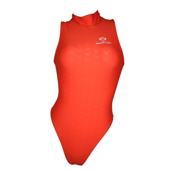 SWIMHXBY] 競泳水着 レディース ガールズ 203 オレンジ