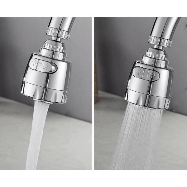 商品名: キッチンシャワーヘッド 蛇口シャワー 蛇口に取り付けるだけ 節水 ノズル 首振り 2つモード 台所 360度回転 切り替え 流し 水道 水栓 360° ABS ペットシャンプー                           ...