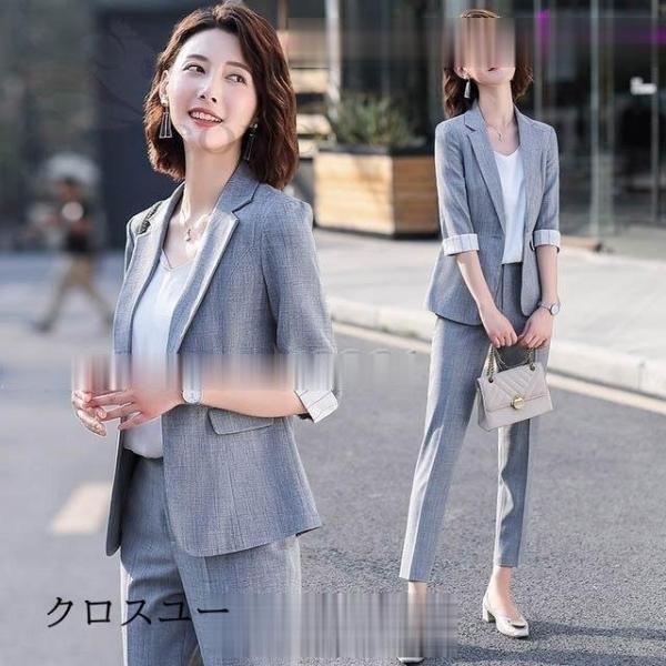 売り出し新品 - 新品☆19号3Lグレー系♪体型カバーフォーマルパンツ