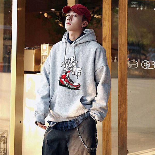 メンズパーカー スウェット ペア お揃い プルパーカー プリント 春 秋 メンズ トップス ゆったり カジュアル フード カットソー 送料無料 Fmeowei 良心ストア 通販 Yahoo ショッピング