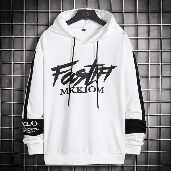 パーカー メンズ プリント 英語文字 プルオーバー スポーツウェア パーカー 長袖トレーナー スウェット パーカー トレーナー 春秋 送料無料 Fmeowei 良心ストア 通販 Yahoo ショッピング
