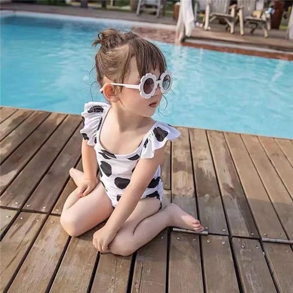 ビキニ ジュニア オールインワン 可愛いドット柄 水着 子供 女の子 キッズ 帽子付き ガールズ 水着 Kids 子ども 女の子 キッズ水着 送料無料 Kdmzgsto 良心ストア 通販 Yahoo ショッピング