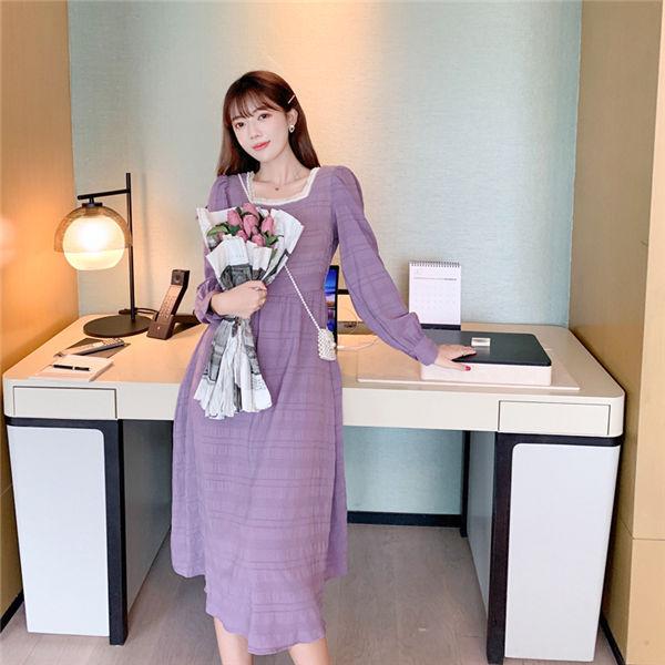 ワンピース レディース 長袖 可愛い オシャレ ワンピース 体型カバー カジュアル 夏服 長脚 美脚 通勤 夏スカート 送料無料 Kugnvku0044 良心ストア 通販 Yahoo ショッピング