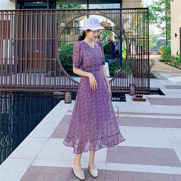花柄 レディース ワンピース 半袖 夏 マキシワンピース 花柄ワンピース フレアワンピース 花柄 夏 薄手 涼しい リゾートワンピース 送料無料 Kugnvku0072 良心ストア 通販 Yahoo ショッピング