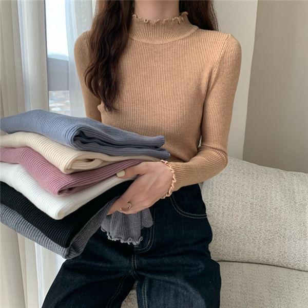 ニット ビッグシルエット ニット セーター 韓国 インナー トップス 秋服 秋 秋冬 レディースファッション お洒落 送料無料 Kuyipo 良心ストア 通販 Yahoo ショッピング