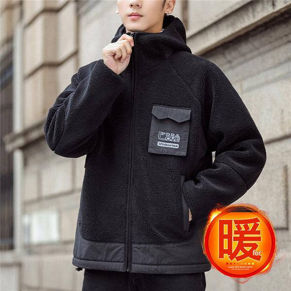 メンズフリースジャケット アウター 保温 メンズ 裏ボアジャケット フリースジャケット ボアフフリースジャケット 冬物アウター 冬服 秋冬 モコモコ Liferjy 良心ストア 通販 Yahoo ショッピング