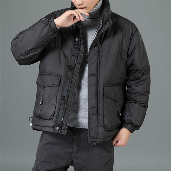 ダウンジャケット メンズ ウォーマージャケット ショート丈 メンズファッション ダウンコート 秋 冬 防寒 保温 通気 軽量 真冬対応 アウトドア 送料無料 Lixidju 良心ストア 通販 Yahoo ショッピング