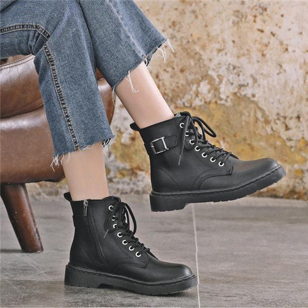 ブーツ レディース サイドゴアブーツ ヨーロピアン風 ブーツ カジュアルシューズ モンクストラップ 黒 ブーツ オイル シューズ 走れる 秋冬 通勤 送料無料 Lixuebt 良心ストア 通販 Yahoo ショッピング