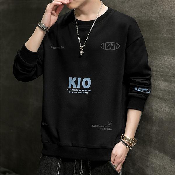 トレーナー メンズ 秋服トレーナー おしゃれ インナー おしゃれ カジュアル 長袖tシャツ 韓国風 ダンス 秋 送料無料 Mikfhyu 良心ストア 通販 Yahoo ショッピング