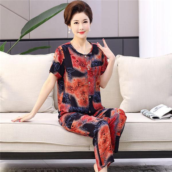パジャマ ルームウェア レディース 上下セット セットアップ 40代 50代 60代 部屋着 花柄付き 可愛い オシャレ 人気 送料無料 Ppajmnvs063 良心ストア 通販 Yahoo ショッピング