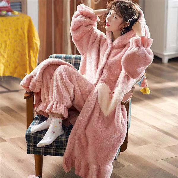 ルームウェア 上下セット 冬 パジャマ レディース 長袖 もこもこ かわいい ルームウェア 秋冬 パジャマ あったかい 上下 モコモコ パジャマ 部屋着 送料無料 Ppajmnvs 良心ストア 通販 Yahoo ショッピング
