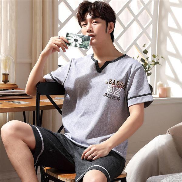 ルームウェア パジャマ メンズ 半袖 夏 部屋着 半袖 シンプル 上下セット セットアップ 寝巻き 寝間着 部屋着 送料無料 Ppjmnen0012 良心ストア 通販 Yahoo ショッピング