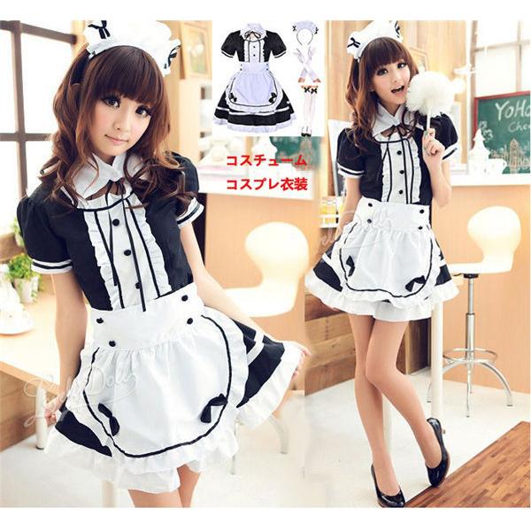 ハロウィン コスプレ レディース メイド服 メイド 衣装 仮装 可愛い セクシー コスチューム こすぷれ ハロウィンコスプレ コスプレ衣装 送料無料 Pukose4001 良心ストア 通販 Yahoo ショッピング