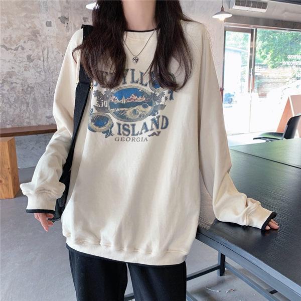 トレーナー レディース 重ね着風 トレーナー 可愛い トレーナー 女性トレーナー プリント 英語文字 ロゴ 春秋トレーナー スポーツ 韓国風 春秋 送料無料 Redtorn 良心ストア 通販 Yahoo ショッピング