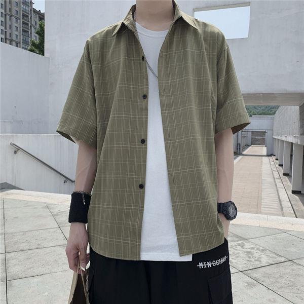 シャツ メンズ 半袖 開襟シャツ チェック柄シャツ カジュアル 通勤 紳士服 トップス 吸汗速乾 夏服 お兄系 シャツ 大きいサイズ 夏 半袖シャツ Rkghfcs0076 良心ストア 通販 Yahoo ショッピング