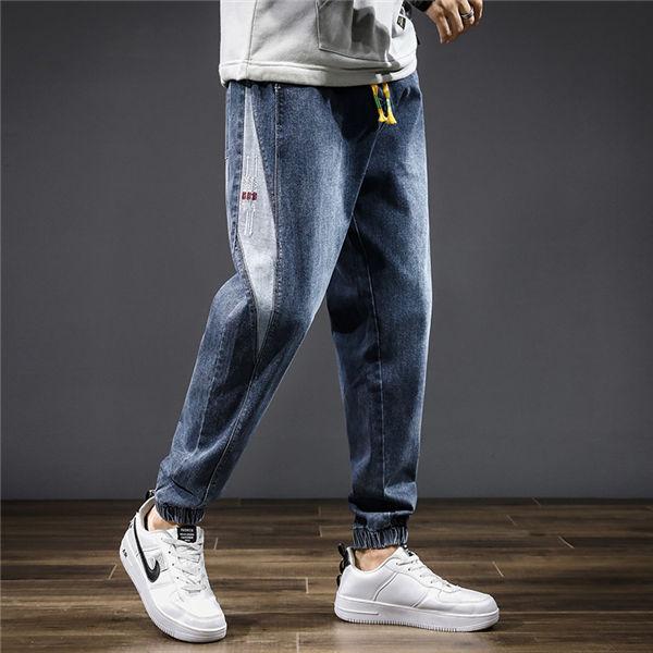 サルエルパンツ メンズ デニムパンツ ジョーカーパンツ サルエル ダンスパンツ ストレッチパンツ おしゃれ 配色切替え 人気 秋冬 送料無料 Rklsmtr0031 良心ストア 通販 Yahoo ショッピング