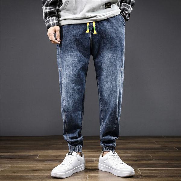 サルエルパンツ メンズ デニムパンツ ライトブルー ストレッチパンツ ロング丈 冬服 冬ズボン アンクルパンツ 人気 秋冬 送料無料 Rklsmtr0033 良心ストア 通販 Yahoo ショッピング