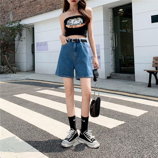 デニム ショートパンツ レディース ボトムス カジュアル シンプル ジーンズ ショートデニム ハイウエスト 大人 可愛い おしゃれ 普段着 薄手 春 夏 Ttduku 良心ストア 通販 Yahoo ショッピング