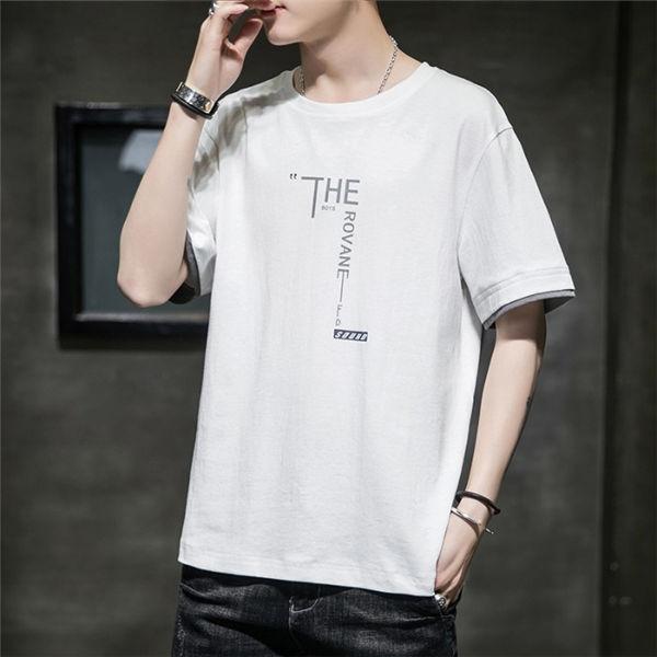 Tシャツ メンズ 半袖tシャツ 半そでtシャツ メンズ夏物 重ね風 重ね着 英文字tシャツ 薄手 ドライ お兄系tシャツ 黒tシャツ 通気 Tシャツ イーグル 夏服 Wpmnk 良心ストア 通販 Yahoo ショッピング