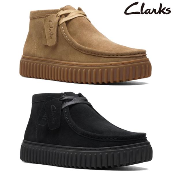 Clarks クラークス メンズ カジュアルシューズ トーヒルハイ Torhill Hi 26173663 26173664 スエード 正規代理店商品