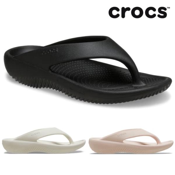 crocs クロックス 211100 メロウ リカバリー フリップ レディース ビーチサンダル シューズ シンプル 軽量 疲れにくい 春 夏 靴