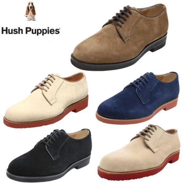 Hush Puppies ハッシュパピー メンズ スエード M-120T カジュアルシューズ 靴 撥水革 3E 軽量