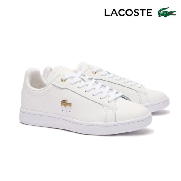 LACOSTE ラコステ 47SFA0040 CARNABY PRO 124 1 SFA レディース スニーカー カジュアル シューズ ローカット 本革 ホワイト 白 靴