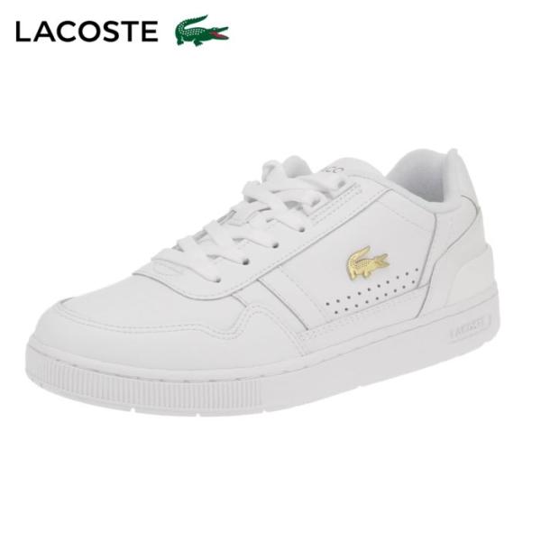 LACOSTE ラコステ 47SFA0060 T-CLIP 124 1 SFA レディース スニーカー カジュアル シューズ ローカット 本革 ホワイト 白 靴