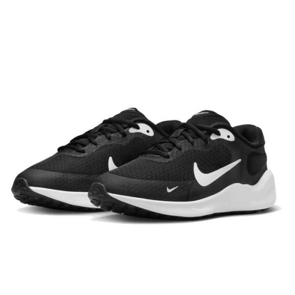 NIKE ナイキ FB7689 003 レボリューション 7 GS ジュニア キッズ スニーカー 軽量 アウトドア カジュアル シンプル スポーティ ローカット シューズ 通学 運動