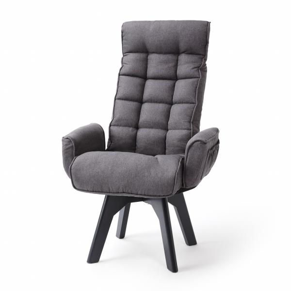 《商品説明》●座りやすく立ち上がりやすい、こだわりの座面高さの回転ファブリックチェア。●point1　首までホールドする贅沢な座り心地・高身長の方でも首までゆったりもたれられるハイバックタイプ。・もこもこクッションが身体にフィットし、座り心...