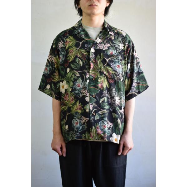 【SALE】m's braque エムズ ブラック ALOHA SHIRT [FLOWER