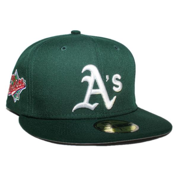 ニューエラ ベースボールキャップ 帽子 NEW ERA 59fifty メンズ レディース MLB オークランド アスレチックス 6 3/4-8 1/4 [ gn ] 59FIFTY ニューエラ ベースボールキャップ 帽子 NEW ERA 59fifty