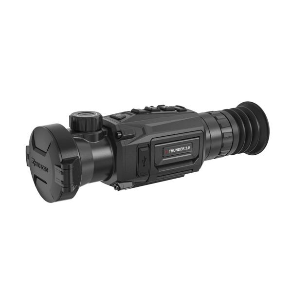 HIKMICRO THUNDER 2.0シリーズ。■プロの使用に耐える強靭な設計外装にはマグネシウム合金製を採用し、軽量・コンパクトと安定性・耐久性を両立させています。また、保護等級 IP67 で、いかなる天候でも安心してお使いいただけます...