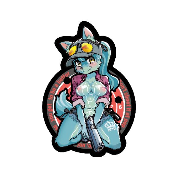 長辺 90mm仕 様：プリント 裏面ベルクロ加工