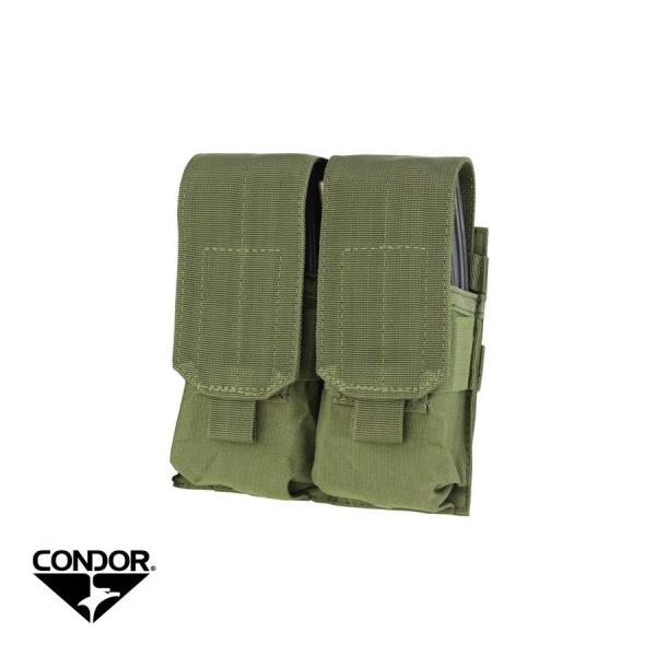 CONDOR MA4-001 DOUBLE M4 MAG POUCH OLIVE DRAB
