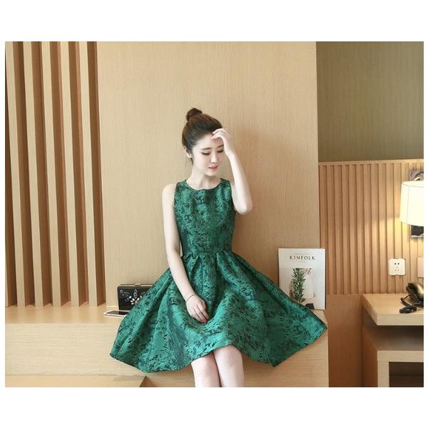 ノースリーブ 花柄 フラワー エメラルドグリーン パーティードレス ワンピース セレブ ミニドレス ミニワンピース 緑 Buyee Buyee 日本の通販商品 オークションの代理入札 代理購入