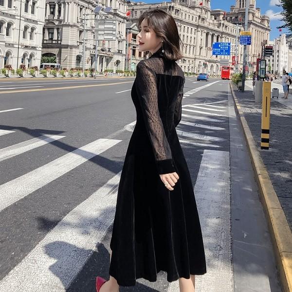 ドット 水玉 ワンピース 水玉模様 秋 冬 きれいめ 30代 代 10代 結婚式 パーティードレス デート お呼ばれ Buyee 日本代购平台 产品购物网站大全 Buyee一站式代购 Bot Online