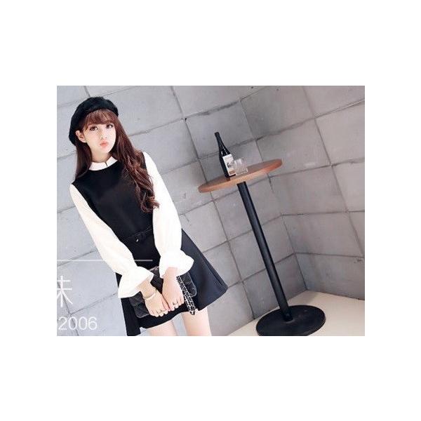 韓国ワンピース お嬢様 フェイクレイヤード風 バイカラー デート お出かけ シャツワンピース Buyee Buyee Jasa Perwakilan Pembelian Barang Online Di Jepang