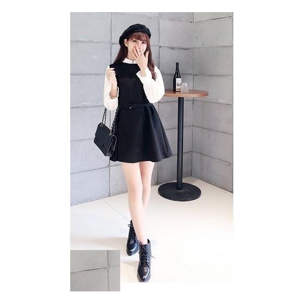 韓国ワンピース お嬢様 フェイクレイヤード風 バイカラー デート お出かけ シャツワンピース Buyee Buyee Jasa Perwakilan Pembelian Barang Online Di Jepang