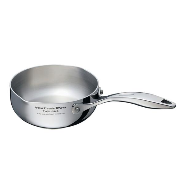 片手鍋 ビタクラフト プロ ユキヒラ鍋16cm(1.1L) 0140 ビタクラフト Vita craft なべ 片手ナベ IH 雪平鍋 耐久性 熱効率 ギフト包装不可