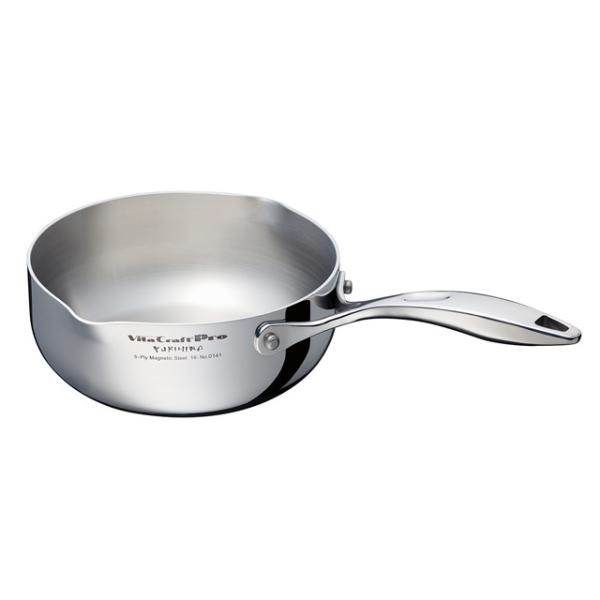 片手鍋 ビタクラフト プロ ユキヒラ鍋 18cm(1.7L) 0141 煮物 あたため 調理 ビタクラフト Vita Craft 雪平鍋 ギフト包装不可