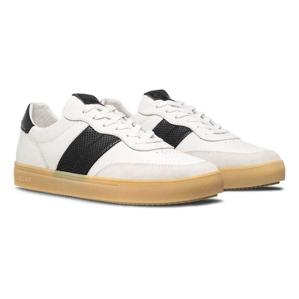 セール CLAE(クレイ) DAVIS(デイヴィス) ホワイトブラック LA35WTBL メンズ レディース  26.0cm〜28.0cm 靴紐 軽量 おしゃれ リーガルコーポレーション