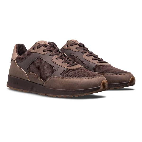 セール CLAE(クレイ)JOSHUA(ジョシュア) スニーカー ブラウン LM16 レディース メンズ 23.0cm〜25.0cm 靴紐 軽量 おしゃれ リーガルコーポレーション