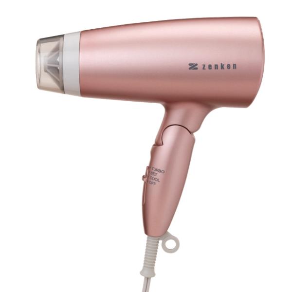 ゼンケン 低電磁波ヘアドライヤー ZD-750Ｐ ゼンケン 電磁波低減 ヘアケアドライヤー ピンク [ZD-750P] 遠赤外線