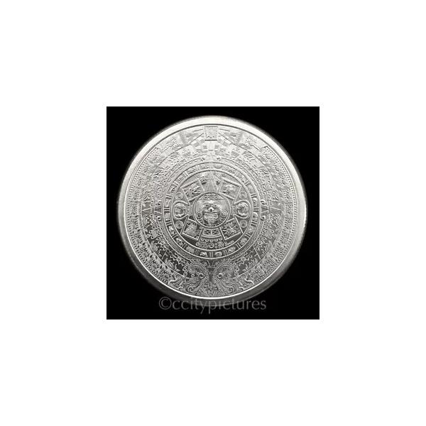 1 オンス GSM アステカ マヤ カレンダー 999 BU シルバー コイン